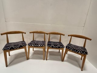 “Pack 4 Sillas de Comedor Estilo Nórdico / Mid