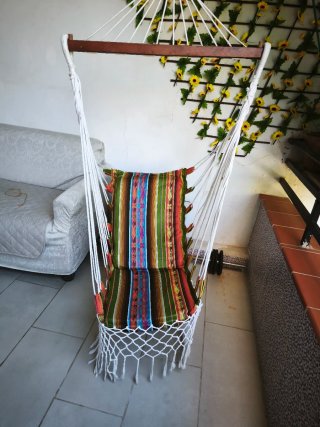 Sillón Colgante Hamaca Multicolor