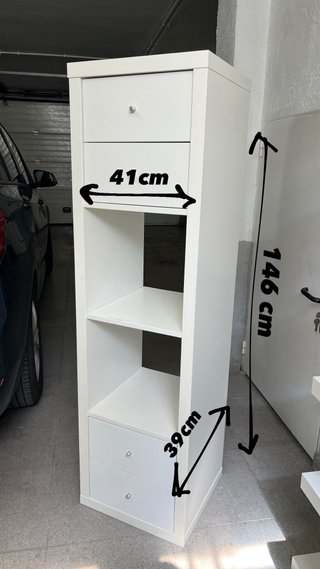 Armario Estantería IKEA Blanco