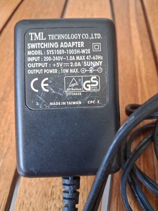 CARGADOR TML  SYS1089-1005-W2E