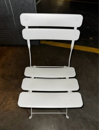 Silla Plegable de Exterior Blanca