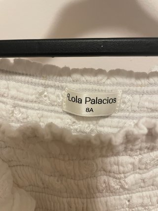 Vestido Ibicenco Blanco Niña 8 años