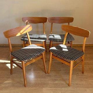 4 Sillas Farstrup Mid Century