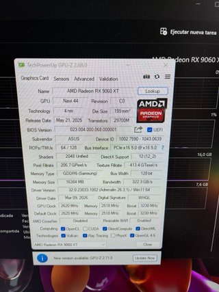 ASUS Dual Radeon RX 9060 XT #168N2Z