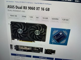 ASUS Dual Radeon RX 9060 XT #168N2Z