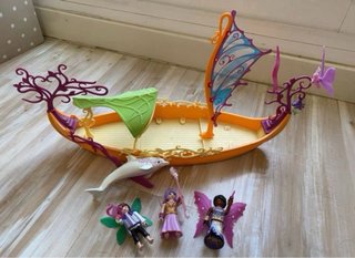 Barco y figuras Playmobil