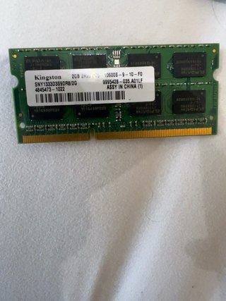 Lote RAM DDR3 Kingston y Samsung + piezas portátil