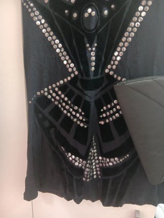Conjunto de Vestido y Bolso Negro