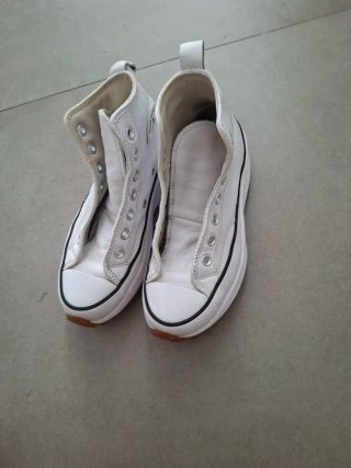 Zapatillas Converse Piel  Originales. Blancas n36