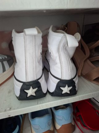 Zapatillas Converse Piel  Originales. Blancas n36