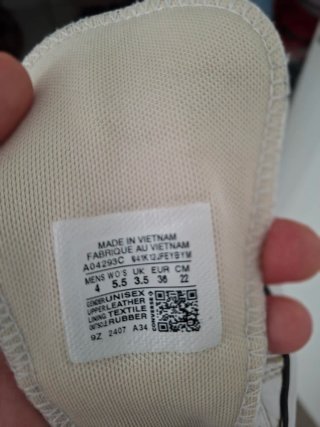 Zapatillas Converse Piel  Originales. Blancas n36