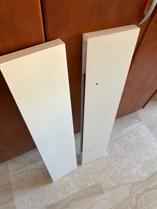 Estantería blanca de madera