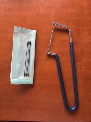 Segueta Dental para Prótesis Dentales (formación)