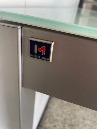 Mesa cristal y metal Mobliberica