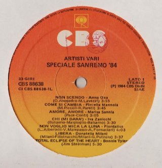Speciale Sanremo '84 - 2 LP 33 Giri