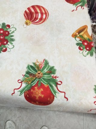 Tela loneta Navidad 1,40x1,40m