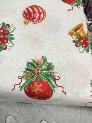 Tela loneta Navidad 1,40x1,40m