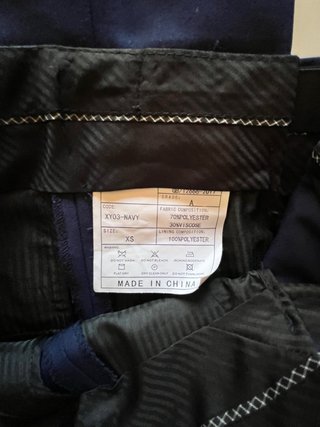 Traje azul marino Talla  XS