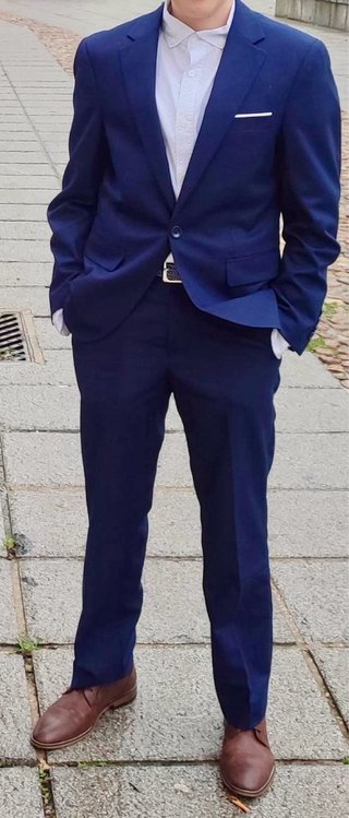 Traje azul marino Talla  XS