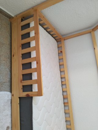 Cama infantil casita madera