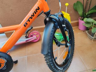 Bicicleta 16' Btwin unisex