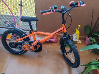 Bicicleta 16' Btwin unisex