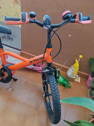 Bicicleta 16' Btwin unisex