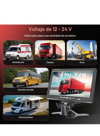 ​Cámara de Marcha Atrás Inalámbrica HD + Monitor 7
