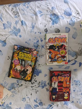 Varios libros, nada más el de Naruto vale 15€