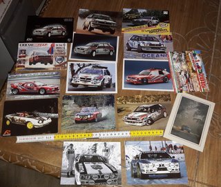 Lancia Rally 037 delta stratos s4 fulvia Cartoline