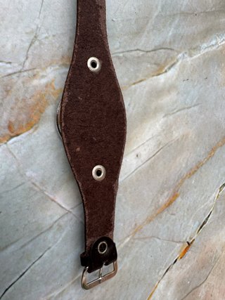 Reloj Vintage de Cuarzo con Correa de Piel