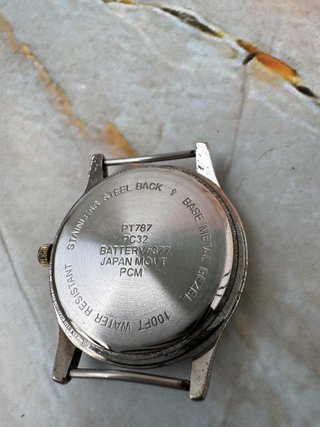 Reloj Vintage de Cuarzo con Correa de Piel