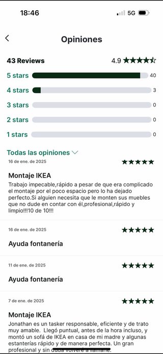 Montaje de muebles ikea