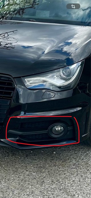 Rejilla Luz Antiniebla Parachoques Audi A1