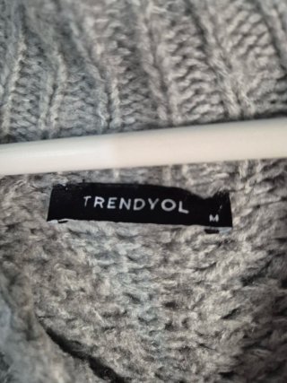 Jersey de punto gris talla M