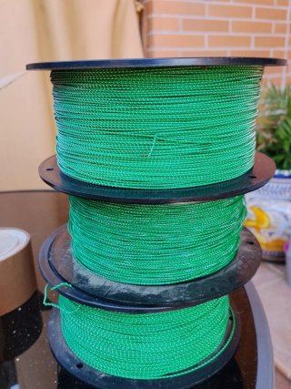 3 Bobinas de Alambre de Encintar Verde