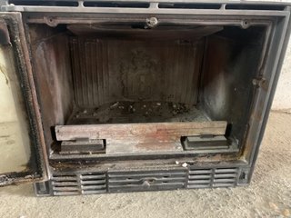 Insert de Chimenea de Leña de Hierro Fundido