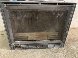 Insert de Chimenea de Leña de Hierro Fundido
