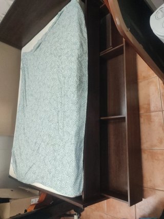 Cama Matrimonial Ikea Madera y cajones