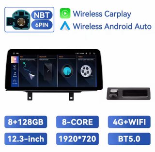 Pantalla 12.3 Android 15 BMW Serie 3/4 F