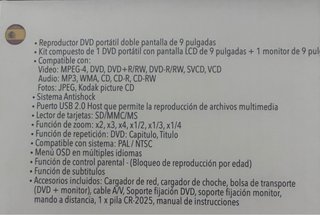 Reproductor DVD Portátil Sytech Doble Pantalla