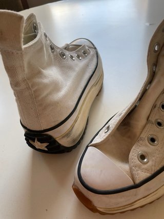 Converse Plataforma Blancas