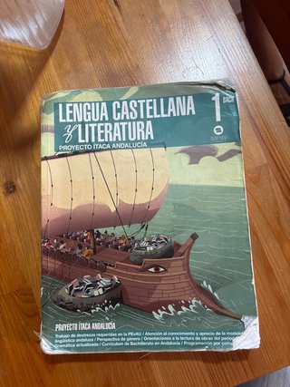 Libro de Lengua castellana y literatura, 1 BACH.