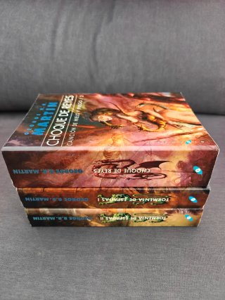 Lote 3 libros Juego de Tronos.Ed.Gigamesh bolsillo