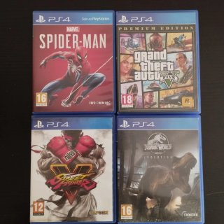 Pack Juegos PS4: Spider-Man, GTA V...