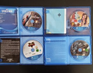 Pack Juegos PS4: Spider-Man, GTA V...