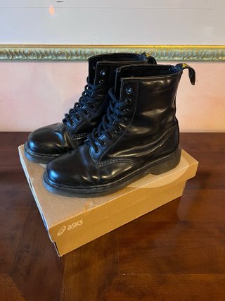 Stivaletti Dr. Martens Pelle Neri Tg 39