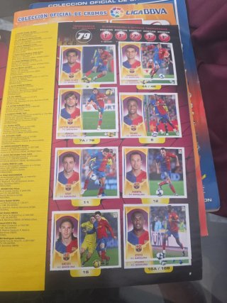 Colección Cromos Liga Panini 2007-2013