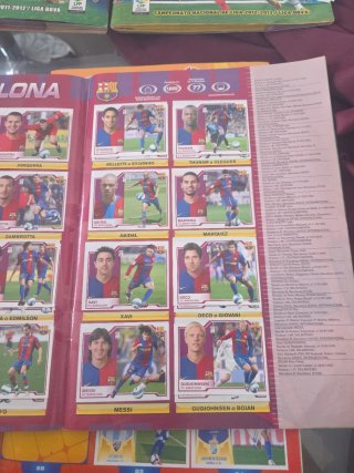 Colección Cromos Liga Panini 2007-2013