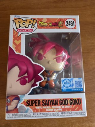 Funko Pop Super Saiyan God Goku #2491